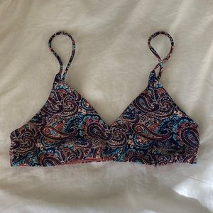 PacSun paisley bikini top